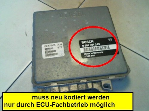 Einspritzsteuergerät bmw e36 - einspritzsteuergerät,