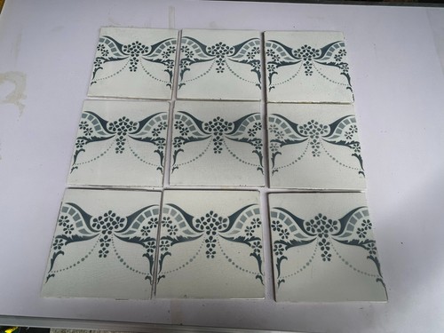 Antike jugendstil fliesen - 9,