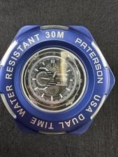 Schöne Herren Uhr Paterson USA Dual Time Water Resistant 30M