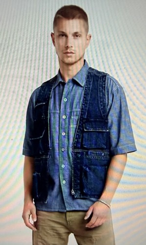 Star raw denim west - raw,