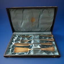 Vorlegebesteck 90er Silber im Etui , Alekto , Gebrauchsspuren