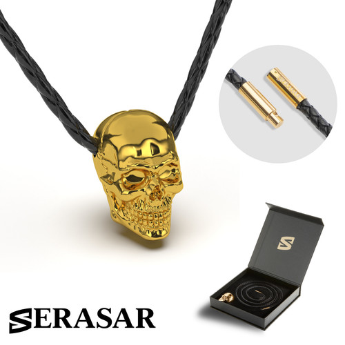 Serasar herren lederhalskette - herren,