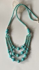 Collier Edelstein Türkis