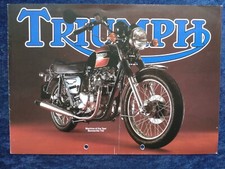 Triumph Bonneville 750 Prospekt 1980 gelocht