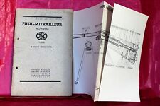 Handbuch FN Herstal Maschinengewehr BROWNING Typ D Fusil-Mitrailleur MG ca.1952