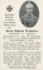 Foto WK I Sterbebild deutscher