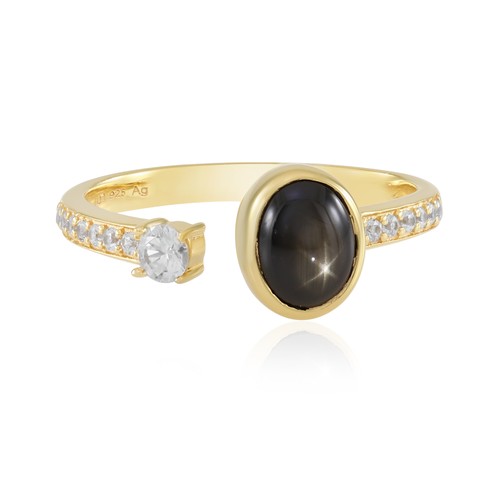 Ring aus vergoldetem - , silber