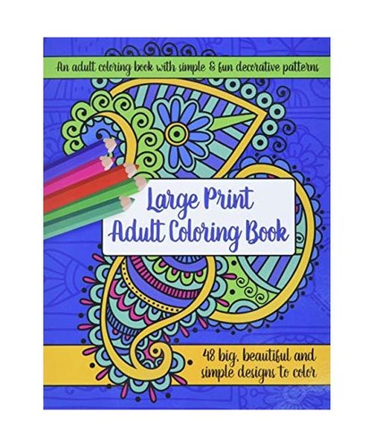 Large print adult - print, coloring