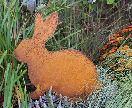 Rost stecker edelrost hase - stecker,