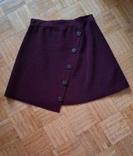 Sandro Paris A-Linie Rock Weinrot Bordeaux Gr. M 38 185€ Herbst Winter 