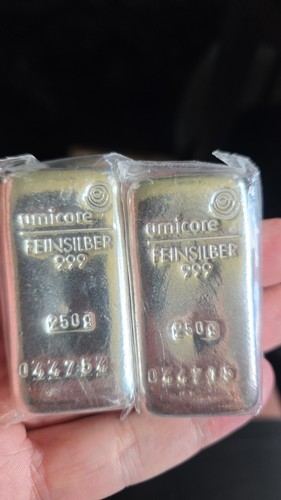 250 umicore silberbarren - ,
