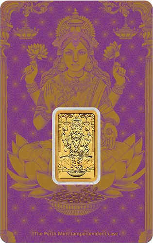 Perth mint goldbarren lakshmi - mint,