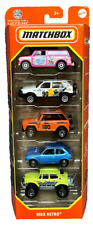 Matchbox 5 Pack MBX Retro 1:64 Modellauto Kinder Spielzeug Set 2024 Golf VW Baja