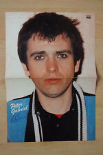 Peter Gabriel Autogramm signed 28x41 cm Poster gefaltet