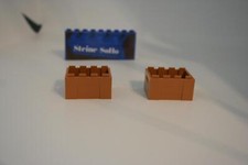 Lego (c) 2x Kiste - Container - 2x4x2 - 30150 - medium nougat - Figurenzubehör