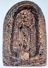 Wandbild Maria Devotionalien