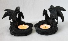 2er Set Teelichthalter Drache