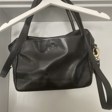 Tasche Umhängetasche schwarz Leder Rowallan Gr. M