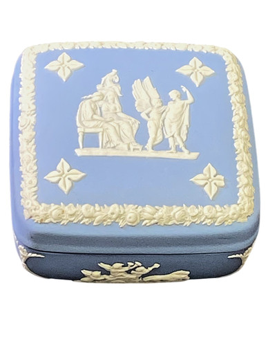 Wedgwood jasperware deckeldose - wedgwood,