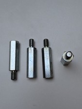 Abstandsbolzen M8 x 45, Verzinkt, SW 13, 4 Stück