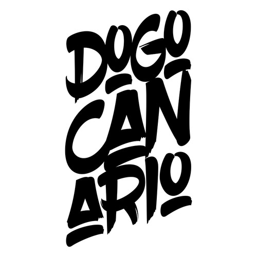 Auto aufkleber font dogo - font,