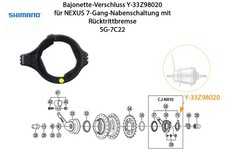 Shimano nexus gang bajonette - shimano,
