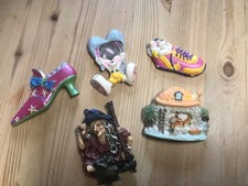 5 Kühlschrank / Deko Magnete - Speckstein -