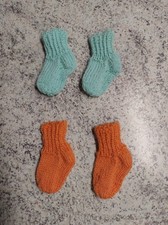 Puppensocken handgestrickt 2