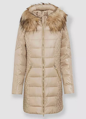 Wattierte jacke mit - wattierte,