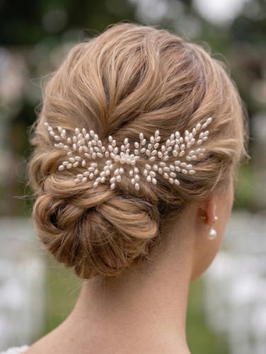 Braut haarkamm perlen - perlen, hochzeit