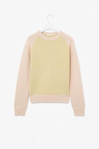 Women cos sweater pink wool - women, s