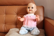 DDR Babypuppe mit Schlafaugen 70er Jahre 50 cm Puppe Baby