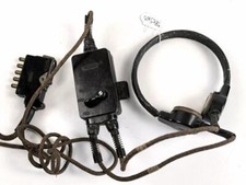 Kehlkopfmikrofon mit Umschalter für  Flak Abfrageeinrichtung der Wehrmacht, Funk