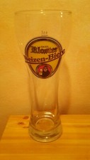 altes Weizenbierglas 0,5L, Sigel Klosterbräu, Metzingen