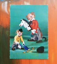 DDR Puppen Clown Pferd Zirkus Postkarte Ansichtskarte Verlag Zittau Sammlung 