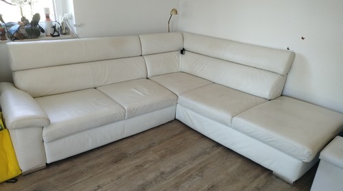 Eckcouch aus leder - eckcouch,
