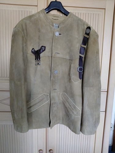 Leder trachtenjacke 52 top - leder,