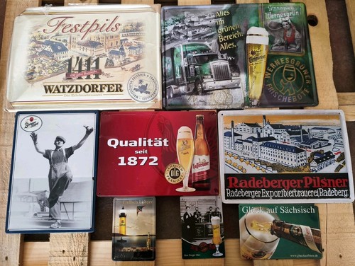 Konvolut blechschild bier - konvolut,