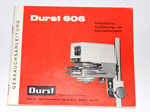 Bedienungsanleitung durst - bedienungsanleitung,