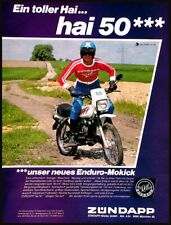 Zündapp Hai 50, originale Werbung aus 1980