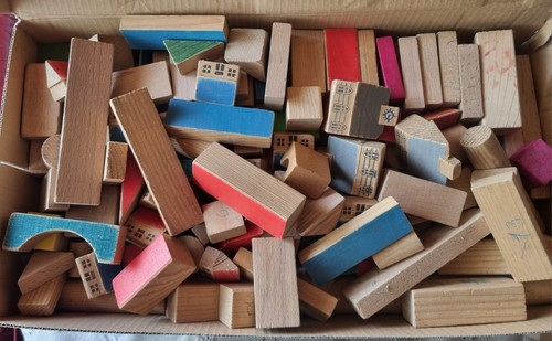 Vintage holzbausteine - vintage,