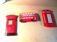 konvolut Kühlschrankmagnete Englandmotive Relief