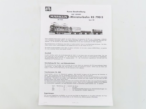 Marklin 790 3 - rs,