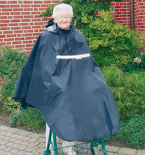 Rollator Regenponcho Regenschutz für Rollator wetterfester Poncho mit Kapuze