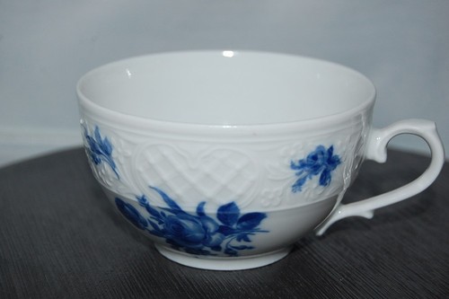 Teetasse dresden blaue - teetasse, rose