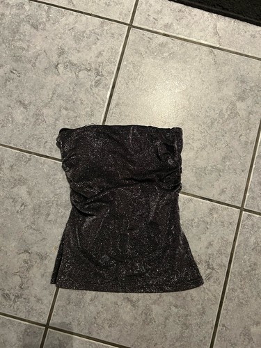 Bershka damen glitzer oberteil - bershka,
