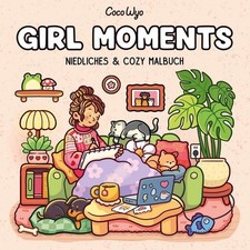 Girl Moments Malbuch für