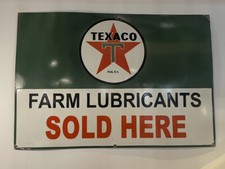 Schild Sign Plaque Texaco