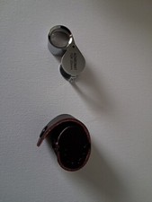 achromat Einschlaglupe 10 X 20 Inkl. Lederetuitt