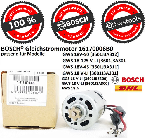 Bosch gleichstrommotor für - gleichstrommotor,